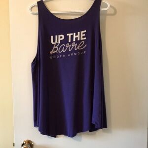 Purple Under Armor open back workout top XL